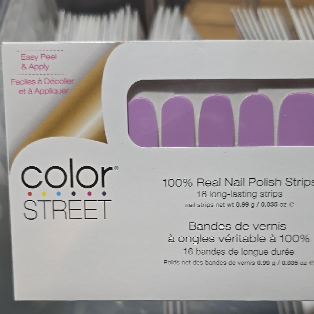 Color Street Purple Nail Polish Strips